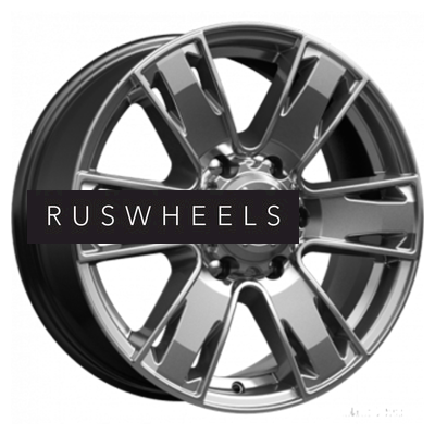 Диски КИК 7x17/6x127 ET40 D77,9 Севенна (КС726) Дарк платинум