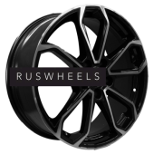 Диски Khomen Wheels 7x18/5x114,3 ET40 D66,1 KHW1816 (Nissan Qashqai) Black-FP