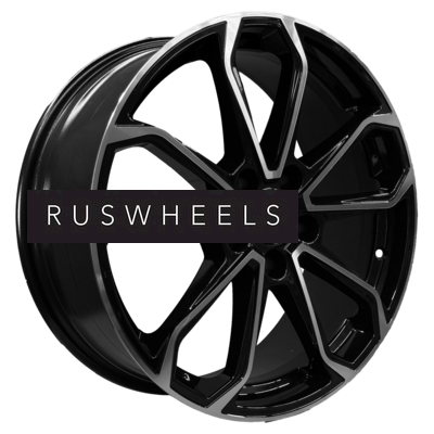 Диски Khomen Wheels 7x18/5x114,3 ET40 D66,1 KHW1816 (Nissan Qashqai) Black-FP