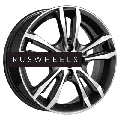 Диски КИК 6x16/5x100 ET40 D67,1 Samara (КС866) Алмаз черный SK