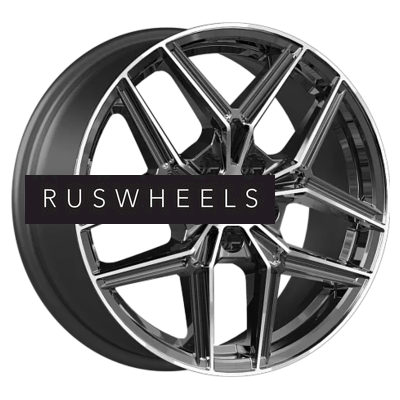 Диски КИК 7x17/5x110 ET45 D67,1 Юнион (КС1025) Алмаз черный