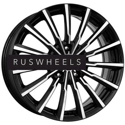 Диски КИК 7x17/5x108 ET50 D63,35 Акцент (КС562) Алмаз черный