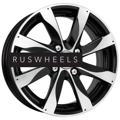 Грузовые диски K&K 6x15/4x100 ET38 D67,1 Джемини (КС617) Алмаз черный