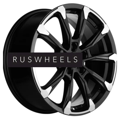 Диски Khomen Wheels 7,5x18/5x114,3 ET35 D66,1 KHW1808 (Koleos) Black-FP Диски Khomen Wheels 7,5x18/5x114,3 ET35 D66,1 KHW1808 (Koleos) Black-FP