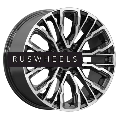 Диски КИК 8,5x19/6x139,7 ET42 D75,1 Кортес (КС1102) Алмаз черный