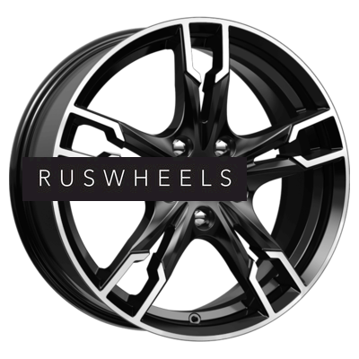 Диски КИК 7x17/5x112 ET40 D57,1 Солар-оригинал (КС875) Алмаз черный SK