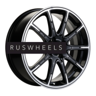 Диски Khomen Wheels 6,5x17/4x100 ET50 D60,1 KHW1707 (Lada Vesta) Black-FP