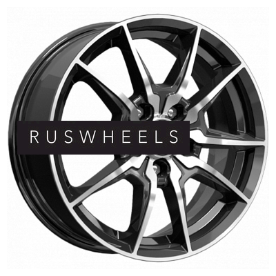 Диски КИК 6,5x16/5x112 ET46 D57,1 Адамар-оригинал (КС886) Алмаз черный SK