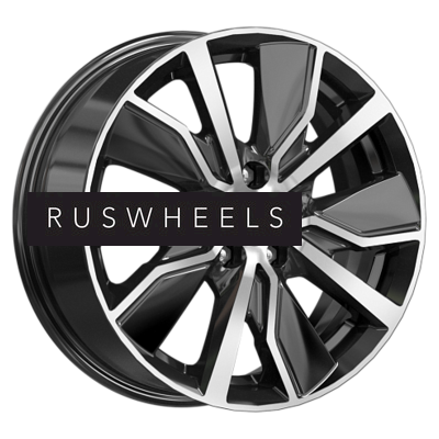 Диски КИК 6,5x16/5x114,3 ET44 D67,1 Гамбит (КС961) Алмаз черный