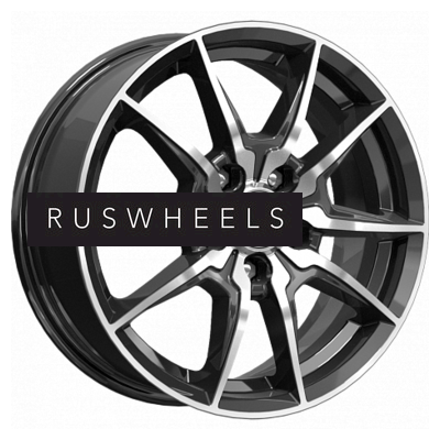 Диски КИК 6,5x16/5x105 ET38 D56,6 Адамар (КС886) Алмаз черный