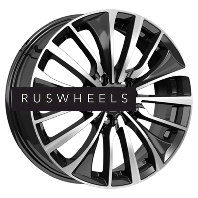 Диски КИК 6,5x17/5x112 ET49 D66,6 Flanker (КС1097) Алмаз черный