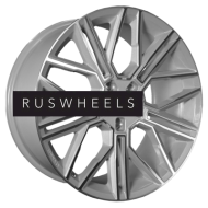 Диски Khomen Wheels 9,5x21/5x120 ET45,5 D62,5 KHW2101 (Li 7/9) F-Silver-FP