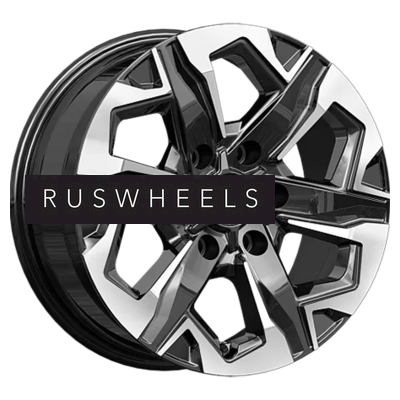 Диски КИК 7,5x17/6x139,7 ET45 D93,1 Тейт (КС1050) Алмаз черный