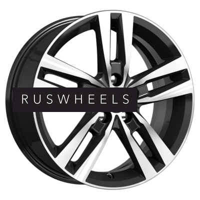 Диски КИК 6,5x16/5x112 ET38 D66,6 Rassvet (КС868) Алмаз черный SK