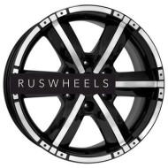 Диски K&K 7,5x17/6x139,7 ET30 D106,1 Окинава-оригинал (КС635) Алмаз черный КС635