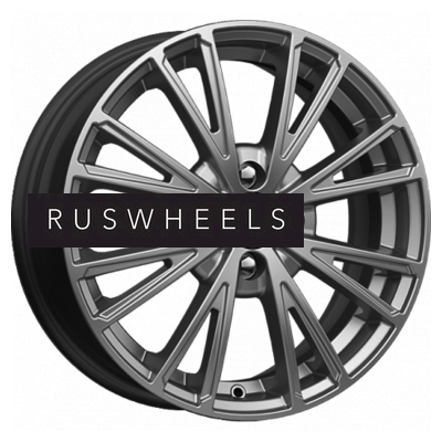 Диски КИК 6x15/4x100 ET35 D67,1 Меандр (КС888) Дарк платинум