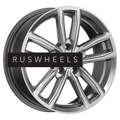 Диски КИК 6,5x17/5x114,3 ET45 D54,1 Каланг (КС1086) Дарк платинум