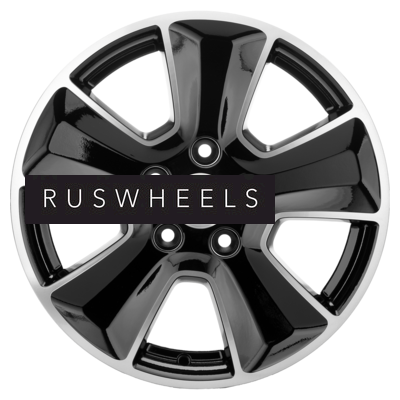 Диски Khomen Wheels 6,5x16/5x114,3 ET50 D67,1 KHW1601 (Huyndai/Kia) Black-FP