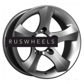 Грузовые диски K&K 8x16/5x139,7 ET-20 D110,1 Айсберг (КС662) Дарк платинум