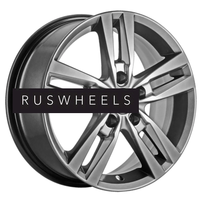 Диски КИК 6,5x16/5x112 ET46 D57,1 Rassvet-оригинал (КС868) Дарк платинум