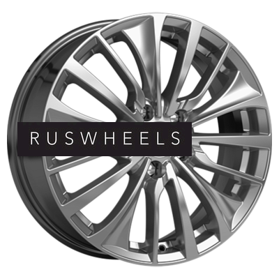 Диски КИК 6,5x17/5x114,3 ET50 D54,1 Flanker (КС1097) Дарк платинум