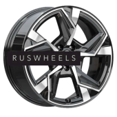 Диски КИК 7,5x18/5x114,3 ET40 D66,1 Кайан (КС1012) Алмаз черный