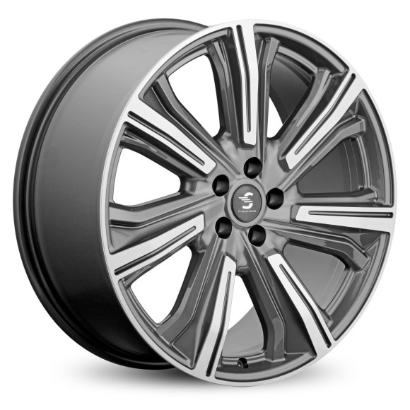 Диски СКАД Premium 8.5\R20 5*120 ET41.5 d66.1 Diamond gloss graphite