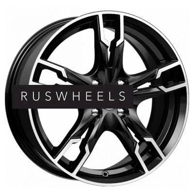 Диски КИК 7x17/5x114,3 ET40 D66,1 Солар (КС875) Алмаз черный SK