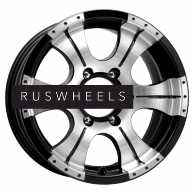 Диски КИК 7x15/5x139,7 ET-5 D108,5 Байконур (КС473) Алмаз черный