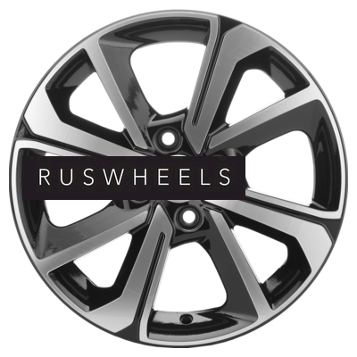 Диски Khomen Wheels 6x15/4x100 ET37 D60,1 KHW1501 (XRay) Black-FP