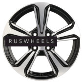 Диски Khomen Wheels 6x15/4x100 ET45 D54,1 KHW1502 (Solano) Black-FP