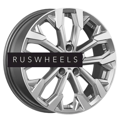 Диски КИК 6,5x17/5x100 ET38 D57,1 Морейн (КС1046) Дарк платинум