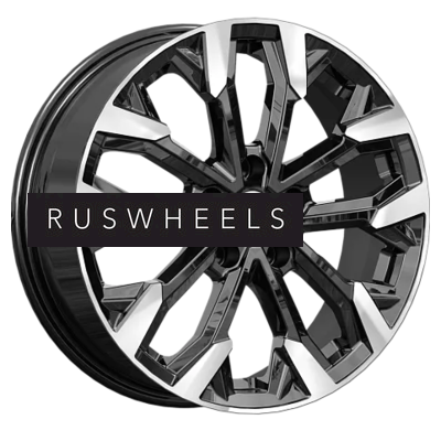 Диски КИК 6,5x17/5x114,3 ET35 D67,1 Морейн (КС1046) Алмаз черный