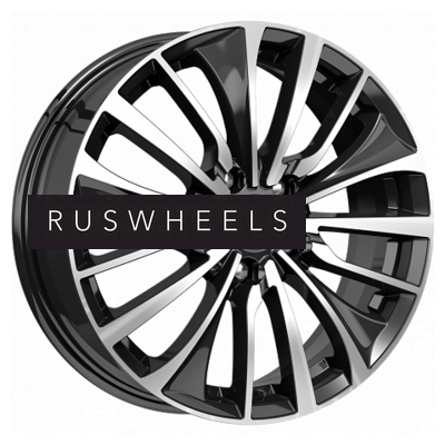 Диски КИК 6,5x17/4x100 ET45 D67,1 Flanker (КС905) Алмаз черный