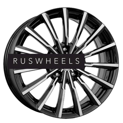 Диски КИК 5,5x14/4x100 ET39 D56,6 Акцент-оригинал (КС641) Алмаз черный