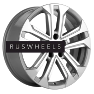 Диски Khomen Wheels 7x18/5x114,3 ET35 D60,1 KHW1803 (Changan/Geely/Lexus/Suzuki/Toyota) F-Silver-FP