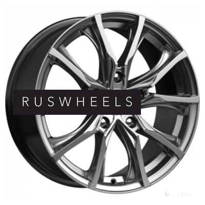 Диски КИК 7,5x17/5x130 ET43 D71,6 Твист (КС697) Дарк платинум Диски КИК 7,5x17/5x130 ET43 D71,6 Твист (КС697) Дарк платинум