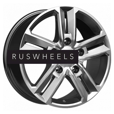 Диски КИК 8x18/5x120 ET45 D72,6 Backfire (КС763M) Дарк платинум