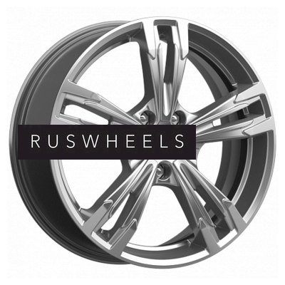 Диски КИК 7x18/5x114,3 ET37 D66,6 Karrera Light (КС935) Дарк платинум брайт