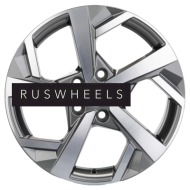 Диски Khomen Wheels 7x17/5x112 ET43 D57,1 KHW1712 (Karoq/Octavia/Passat/Tiguan) Gray-FP