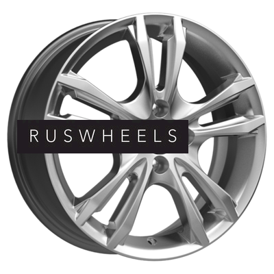 Диски КИК 6x16/5x114,3 ET43 D67,1 Samara-оригинал (КС866) Сильвер SK