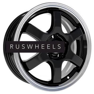 Диски СКАД 6x15/4x100 ET40 D60,1 Киото (КЛ249) Антрацит-алмаз (АРС 014 black)