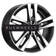 Диски КИК 6,5x16/5x114,3 ET50 D66,1 Rassvet (КС868) Алмаз черный SK