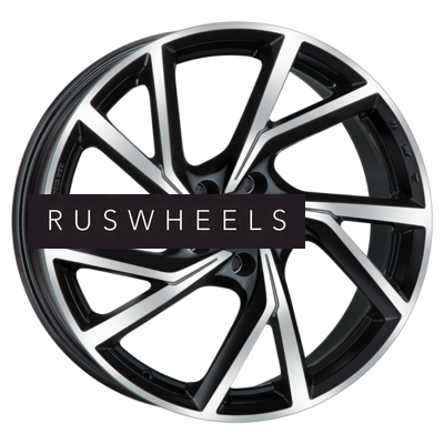 Диски MAK 8x19/5x114,3 ET50 D76 Kassel Black mirror