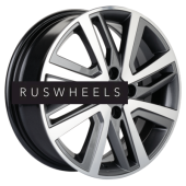 Диски Khomen Wheels 6x16/4x100 ET50 D60,1 KHW1609 (Vesta/Largus) Gray-FP