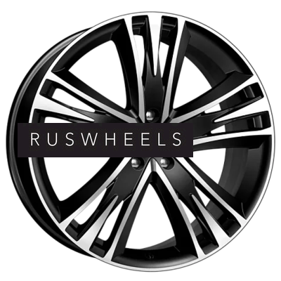 Диски КИК 8,5x20/5x114,3 ET35 D67,1 Атлас (КС661M) Алмаз черный