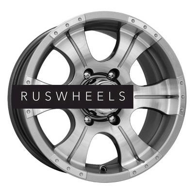 Диски КИК 8x16/6x139,7 ET20 D110,1 Байконур (КС465М) Дарк платинум