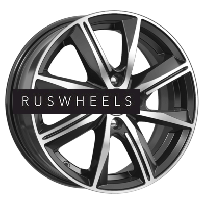 Диски КИК 7x16/5x105 ET38 D56,6 Арнар (КС904) Алмаз черный