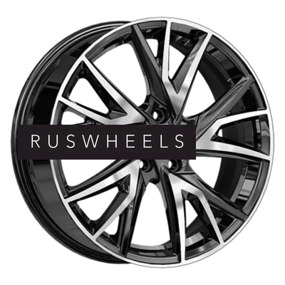 Диски КИК 6,5x18/5x114,3 ET40 D66,1 Кайлас (КС1054) Алмаз черный