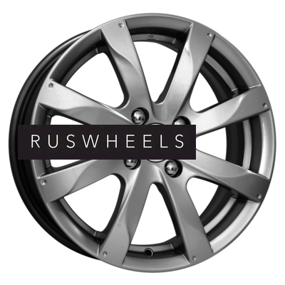 Диски КИК 6x15/4x100 ET45 D56,6 Джемини-оригинал (КС617) Дарк платинум Диски КИК 6x15/4x100 ET45 D56,6 Джемини-оригинал (КС617) Дарк платинум